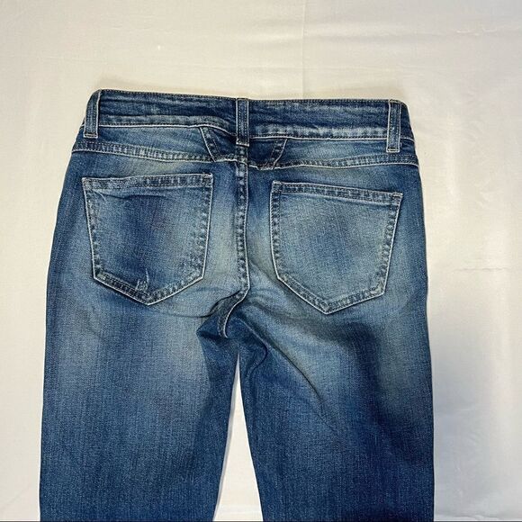 Closed Starlet Skinny Straight Low Rise Ankle Blue Wash Made in Italy Jeans 24 - Picture 7 of 9